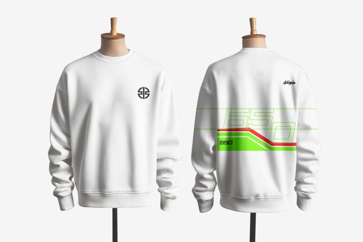 Sudadera de moto personalizada Kawasaki 650