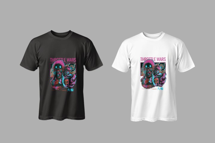 Camiseta "Throttle Wars"