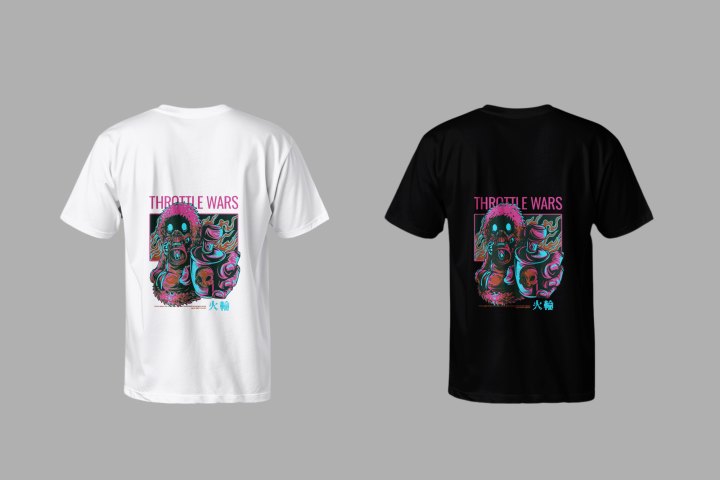 Camiseta "Throttle Wars"