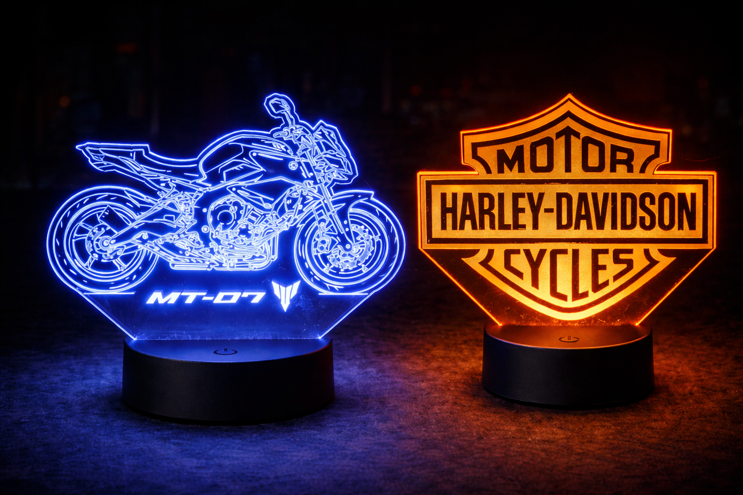 Lamparas metacrilato